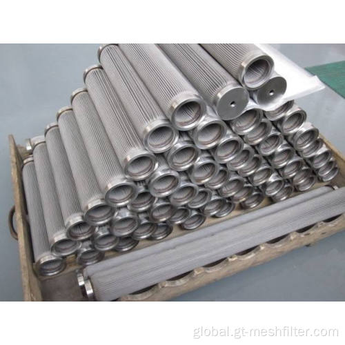 China Good Uniformity pleated filter elements Manufactory